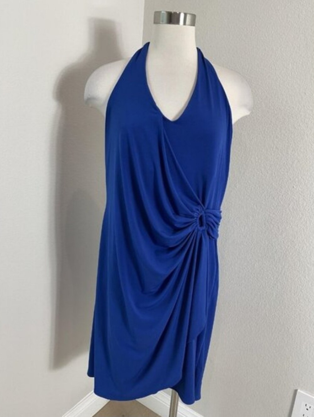 Tommy Bahama Cobalt Blue Halter Knot Dress